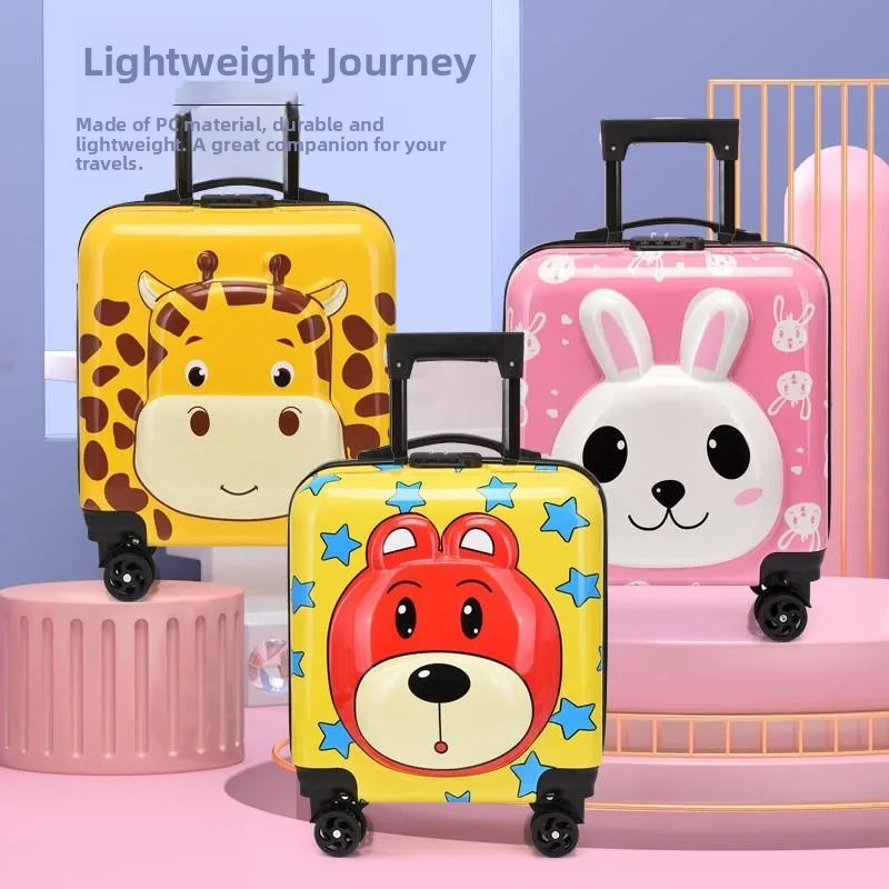 Large Capacity Anti-Pressure Children's Travel Suitcase Pullman Cartoon Design 18 Inch Unisex Luggage Cute Baby Bag
Large Capacity Anti-Pressure Children's Travel Suitcase Pullman Cartoon Design 18 Inch Unisex Luggage Cute Baby Bag