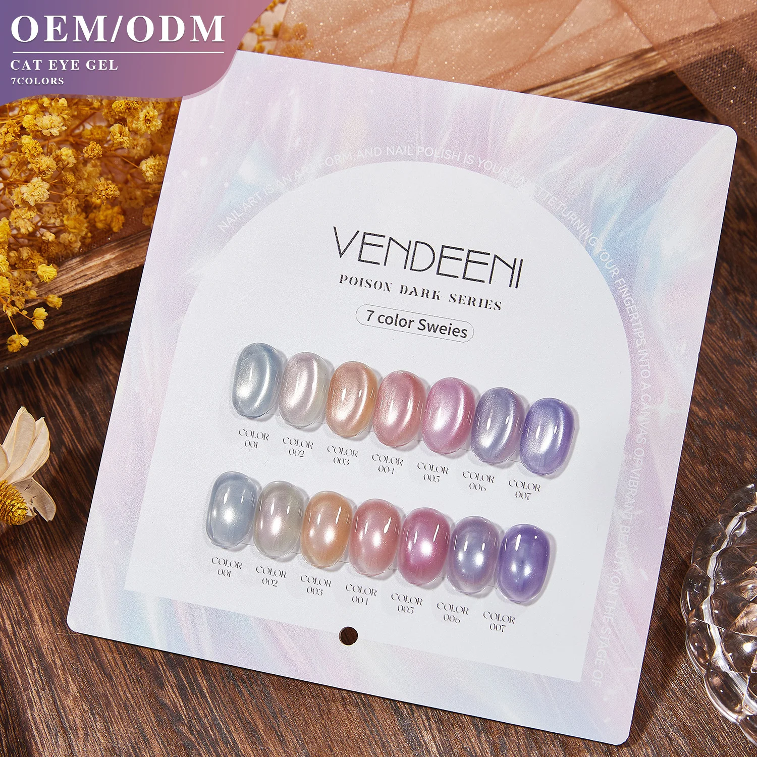 Vendeeni Aurora Shell Cat Eye Gel Polish 7color Hema Free TPO Free Colorful Interstellar Aurora Cat Eye Magnetic Nail Gel Polish
Vendeeni Aurora Shell Cat Eye Gel Polish 7color Hema Free TPO Free Colorful Interstellar Aurora Cat Eye Magnetic Nail Gel Polish