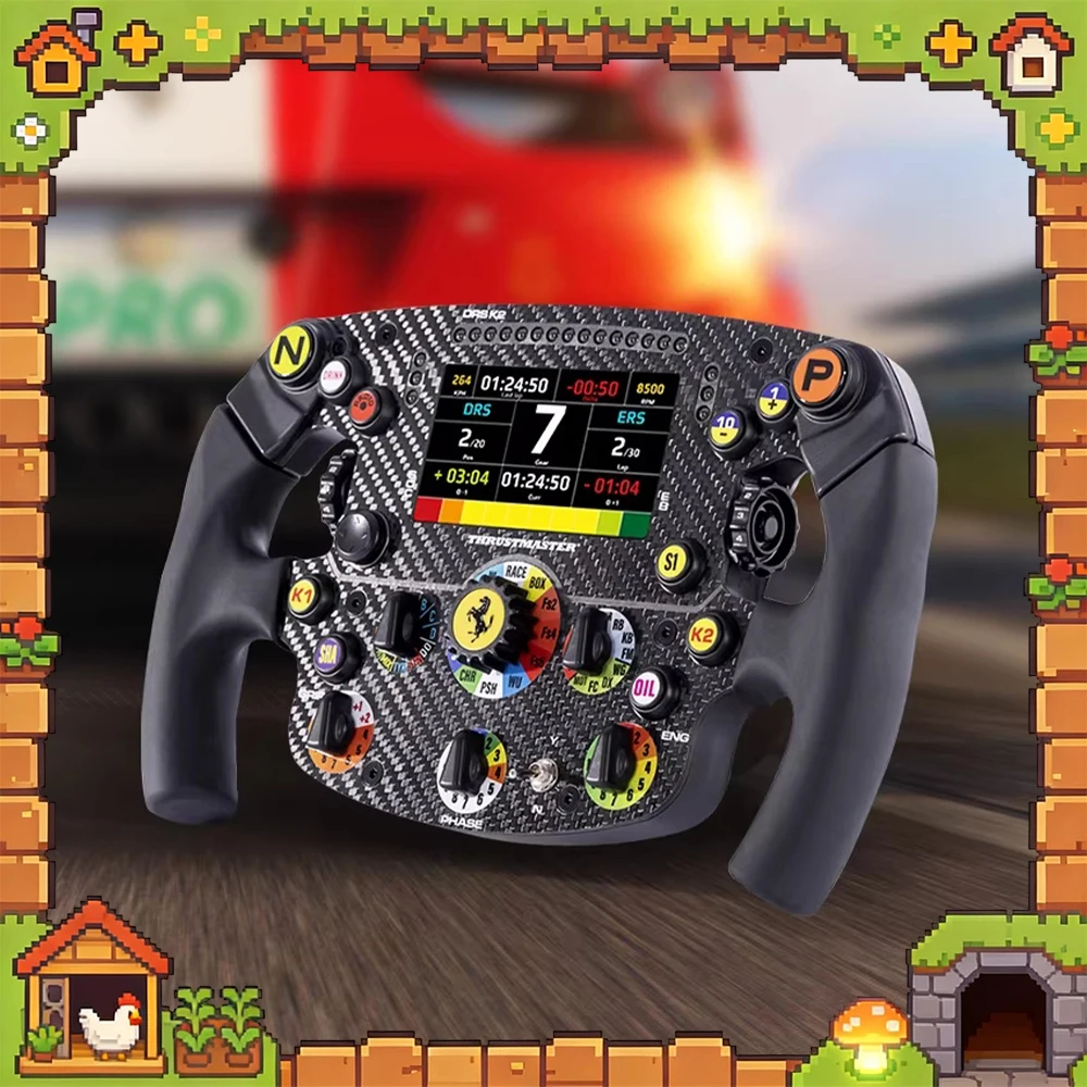 Руль THRUSTMASTER SF1000 с IPS LCD-дисплеем, 25 кнопками управления, карбоновой панелью и диском для управления направлением
Руль THRUSTMASTER SF1000 с IPS LCD-дисплеем, 25 кнопками управления, карбоновой панелью и диском для управления направлением