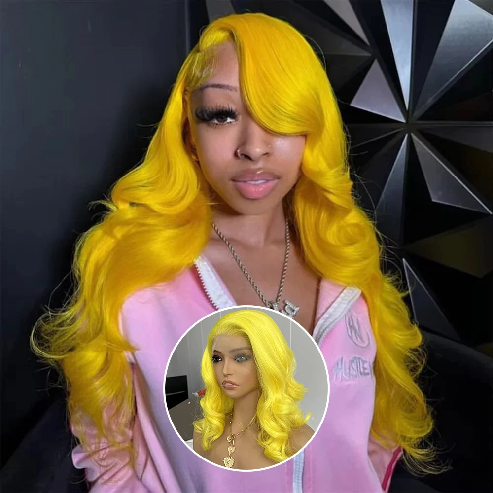 613 Light Yellow colored Wig 13x6 Hd Lace Front Body Wave Wig 200% Density 100% Brazilian Human Hair length Wig of Wowen
613 Light Yellow colored Wig 13x6 Hd Lace Front Body Wave Wig 200% Density 100% Brazilian Human Hair length Wig of Wowen