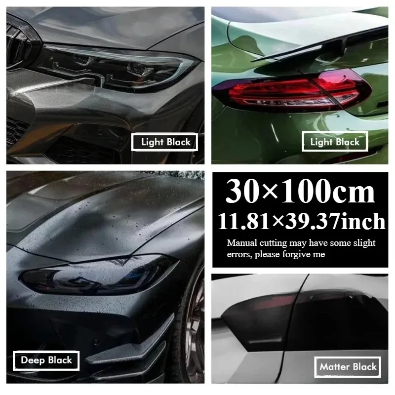 1PC Car Light Tint Wrap Film, 30x100cm Glossy Smoke Transparent Sticker, Headlight Taillight Protective Armor Film for Car
1PC Car Light Tint Wrap Film, 30x100cm Glossy Smoke Transparent Sticker, Headlight Taillight Protective Armor Film for Car