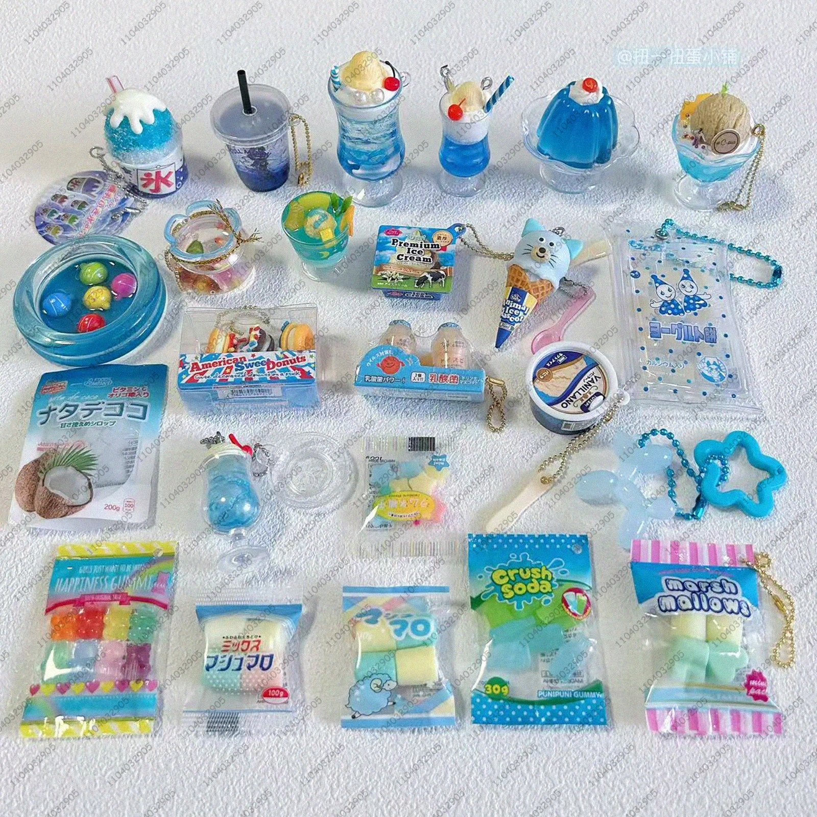 Japanese Capsule Toy Gashapon Dreamy Blue Shōwa Retro Sweets Cream Soda Ice Cream & Coffee Shop Cake Dessert Miniature Food Toy
Japanese Capsule Toy Gashapon Dreamy Blue Shōwa Retro Sweets Cream Soda Ice Cream & Coffee Shop Cake Dessert Miniature Food Toy