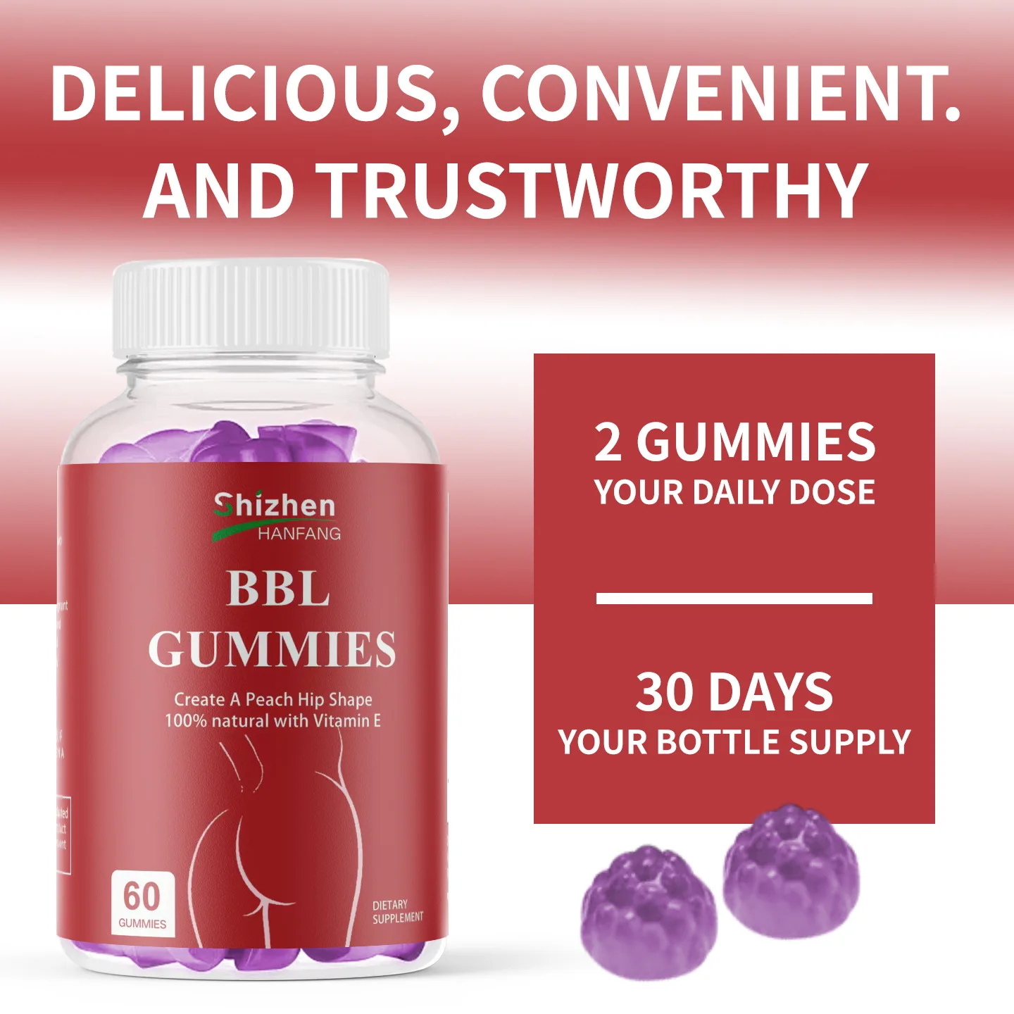 Butt lifting gummies improve sagging and plumpness of the buttocks shaping a full and firm buttocks lifting beautifying the skin
Butt lifting gummies improve sagging and plumpness of the buttocks shaping a full and firm buttocks lifting beautifying the skin