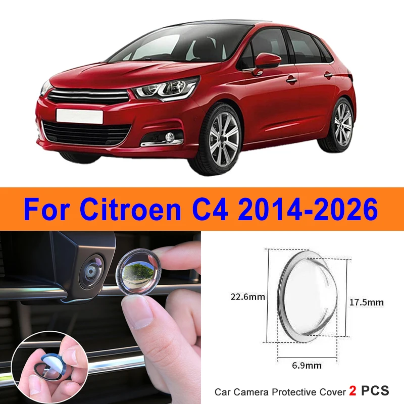 360 Reverse Image Car Camera Cover Anti-Scratch PC Lens Protector Stickers For Citroen C4 2014-2026 2Pcs
360 Reverse Image Car Camera Cover Anti-Scratch PC Lens Protector Stickers For Citroen C4 2014-2026 2Pcs