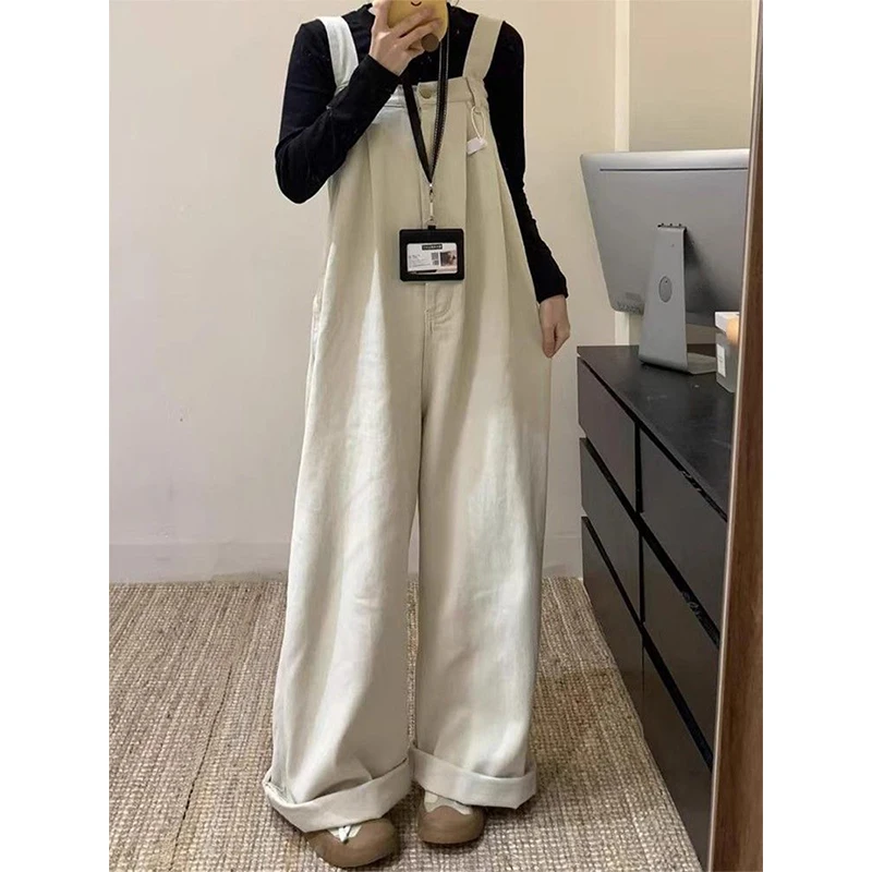 MEXZT Vintage Cargo Denim Jumpsuits Women Streetwear Wide Leg Jeans Overalls Korean Baggy Suspender Pants Summer Trousers New
MEXZT Vintage Cargo Denim Jumpsuits Women Streetwear Wide Leg Jeans Overalls Korean Baggy Suspender Pants Summer Trousers New