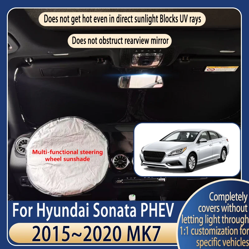Steering wheel Car Sun Visor For Hyundai Sonata PHEV 2015~2020 MK7 Summer Cooling Accessories Front Windshield Sunshade Insulati
Steering wheel Car Sun Visor For Hyundai Sonata PHEV 2015~2020 MK7 Summer Cooling Accessories Front Windshield Sunshade Insulati