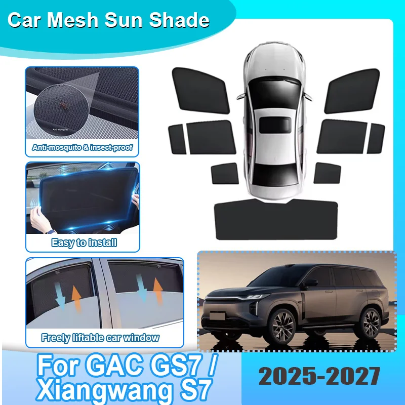 Car Window Sunshade For GAC GS7 Trumpchi Xiangwang S7 2025 2026 2027 Visor Mesh UV Protection Windshield Curtain Car Accessories
Car Window Sunshade For GAC GS7 Trumpchi Xiangwang S7 2025 2026 2027 Visor Mesh UV Protection Windshield Curtain Car Accessories