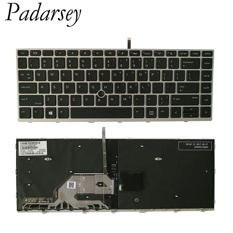 Сменная английская клавиатура Padarsey для ноутбука HP ProBook 640 645 G4 / 640 G5, Серебристая Рамка с подсветкой указателя
Сменная английская клавиатура Padarsey для ноутбука HP ProBook 640 645 G4 / 640 G5, Серебристая Рамка с подсветкой указателя