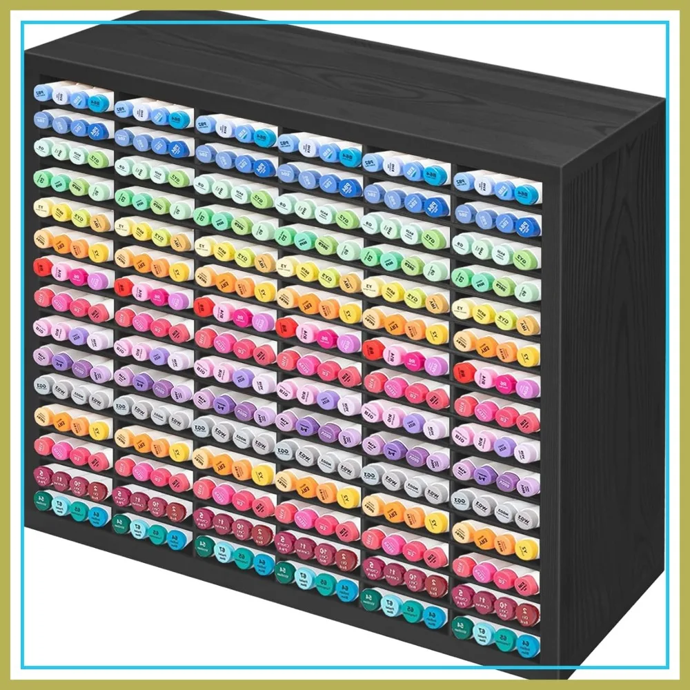 90-Compartment Marker Organizer for 360 Pens, Art Storage Rack, Desk Holder
90-Compartment Marker Organizer for 360 Pens, Art Storage Rack, Desk Holder