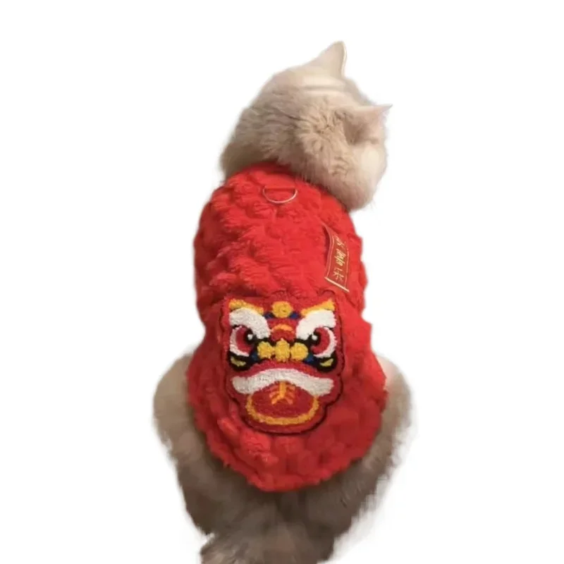 Autumn and winter clothes are cute and velvet to keep warm, which can pull the golden gradient ragdoll cat for the New Year.
Autumn and winter clothes are cute and velvet to keep warm, which can pull the golden gradient ragdoll cat for the New Year.