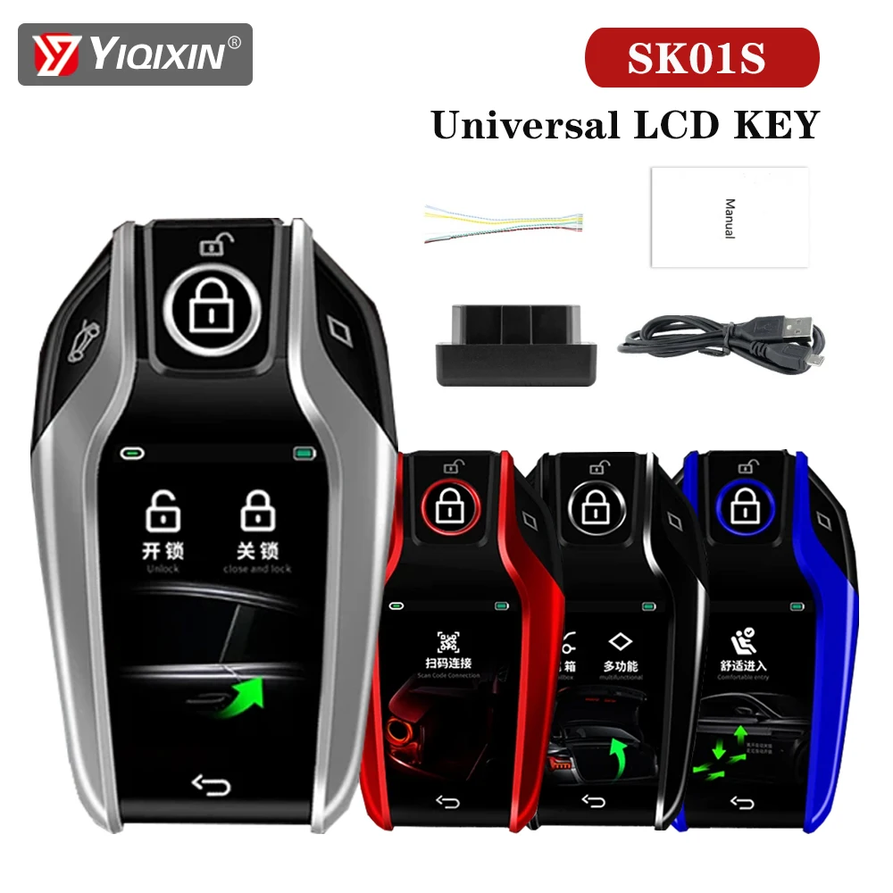 SK01S Remote LCD Car Key For BMW Mercedes Benz Audi Hyundai KIA Toyota Honda Lexus Porsche Ford Smart Screen Display Keyless Go
SK01S Remote LCD Car Key For BMW Mercedes Benz Audi Hyundai KIA Toyota Honda Lexus Porsche Ford Smart Screen Display Keyless Go