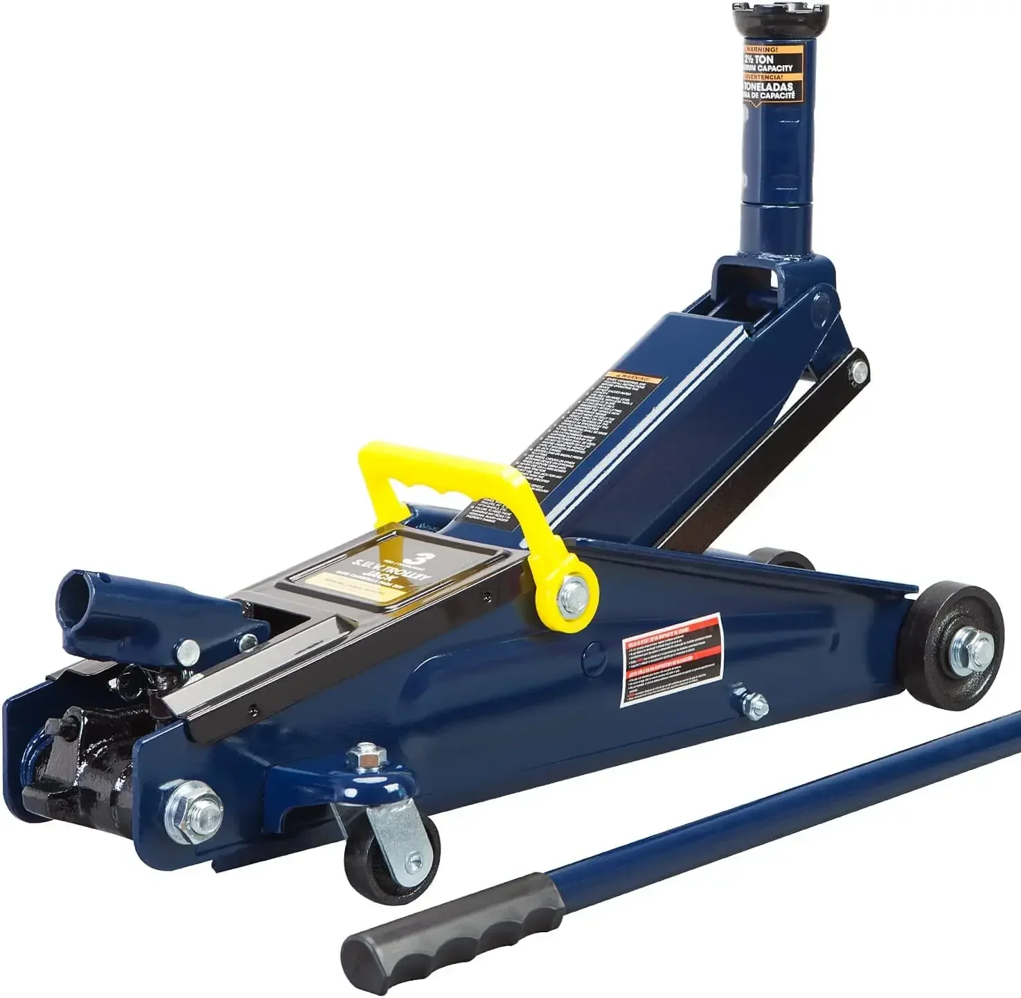 BIG RED Torin Hydraulic Trolley Service/Floor Jack with Extra Saddle (Fits: SUVs and Extended Height Trucks), 3 Ton (6,000 lb)
BIG RED Torin Hydraulic Trolley Service/Floor Jack with Extra Saddle (Fits: SUVs and Extended Height Trucks), 3 Ton (6,000 lb)