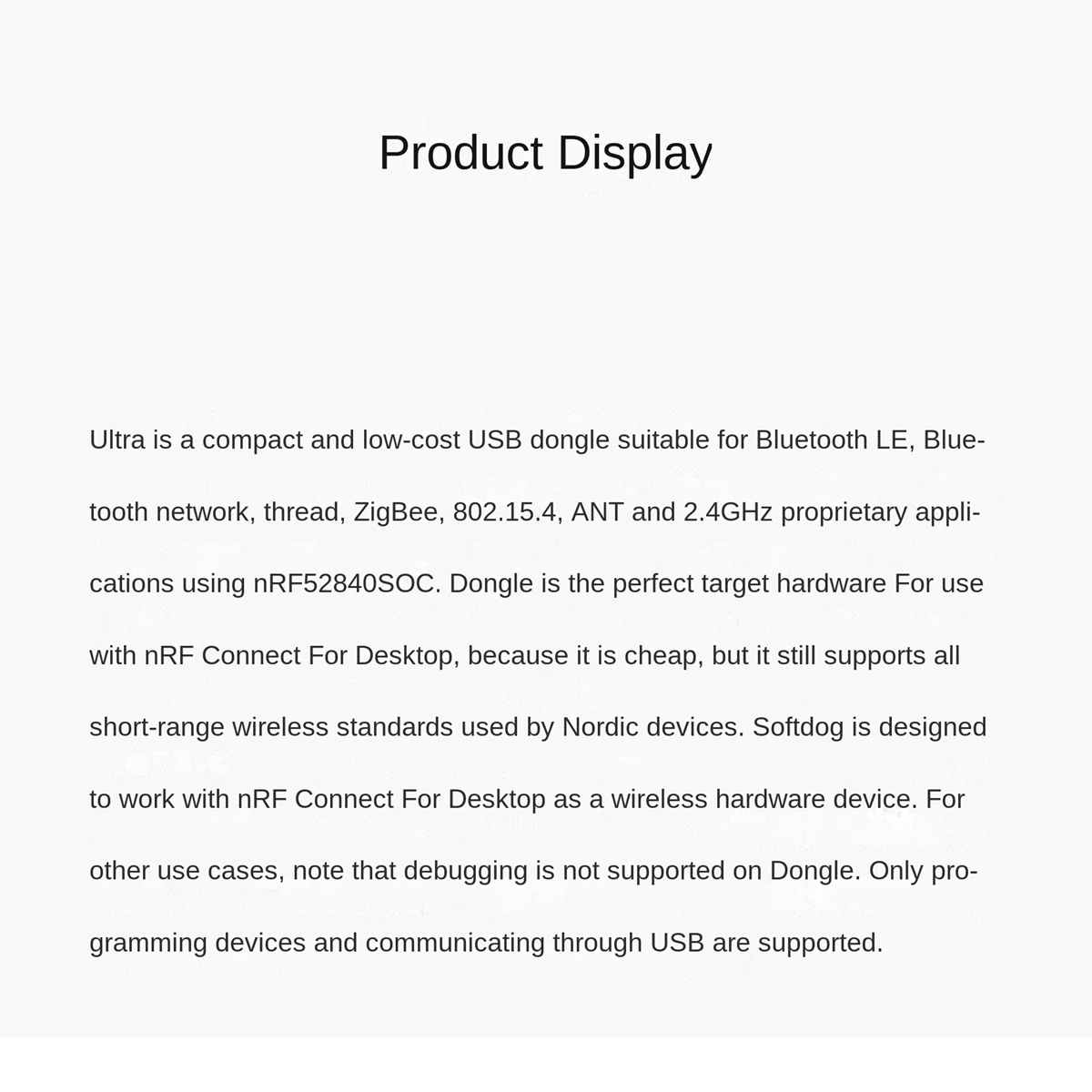 Exquisite-1 Piece Nordic NRF52840-Dongle Development Board Dongle For Eval Bluetooth Development Module
Exquisite-1 Piece Nordic NRF52840-Dongle Development Board Dongle For Eval Bluetooth Development Module