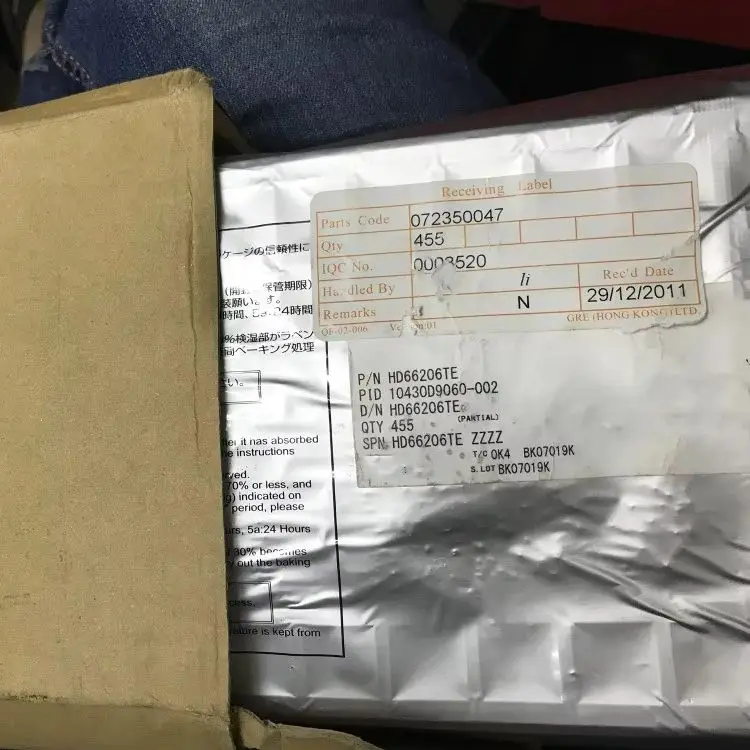 2 шт. новый оригинальный HD66206TE HD66206 80-канальный колонный/обычный драйвер для средней или большой жидкокристаллической панели Rev 0,2 1996D
2 шт. новый оригинальный HD66206TE HD66206 80-канальный колонный/обычный драйвер для средней или большой жидкокристаллической панели Rev 0,2 1996D