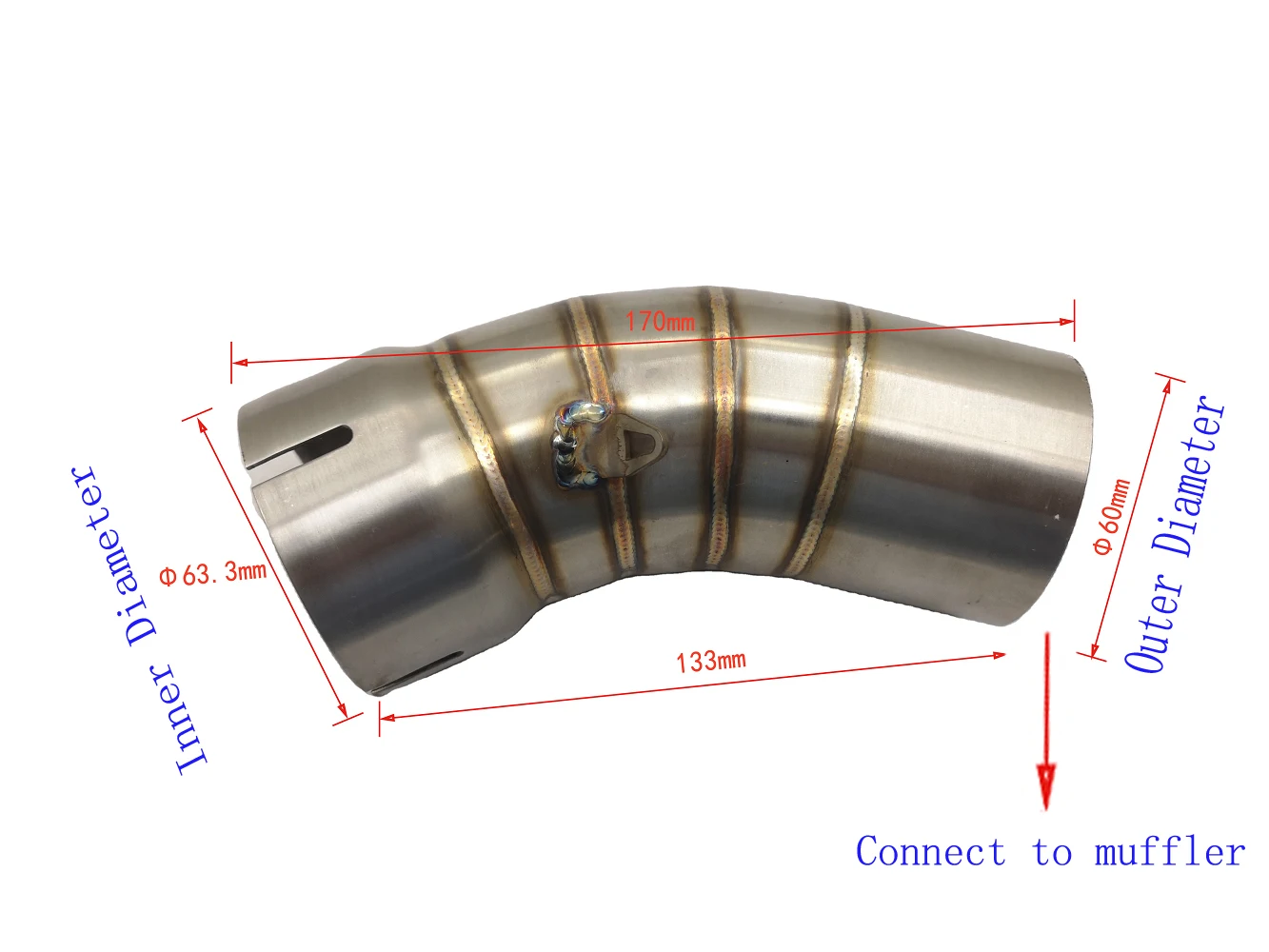 Stainless Steel 304 R NineT Motorcycle Exhaust Muffler Contact Pipe Slip On For BMW R NineT
Stainless Steel 304 R NineT Motorcycle Exhaust Muffler Contact Pipe Slip On For BMW R NineT