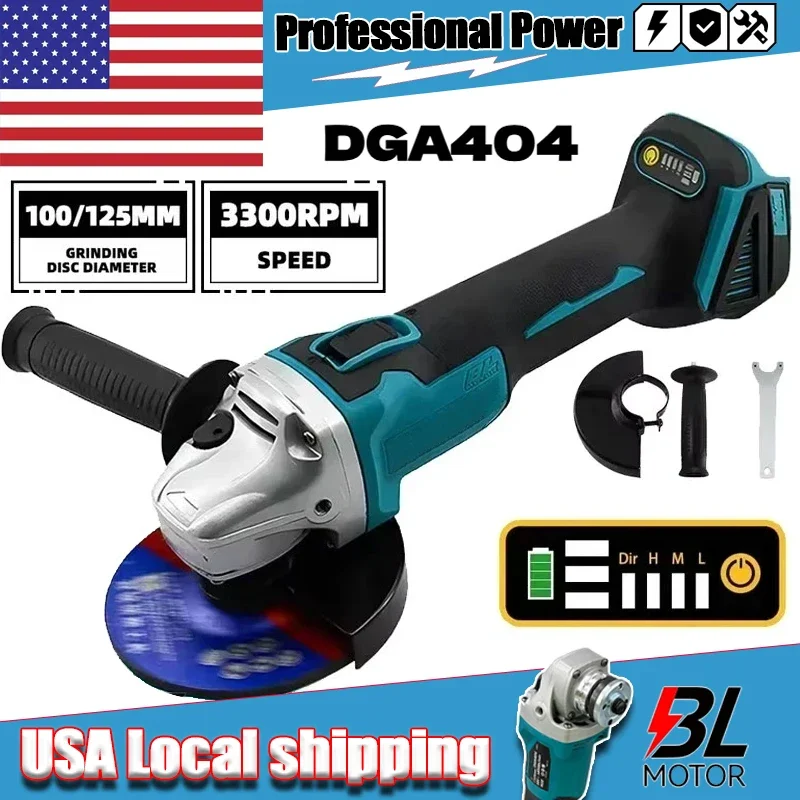 Аккумуляторная угловая шлифмашина Fit Makita DGA404 125/100 мм, бесщеточная, литиевая, электрическая, высокомощная полировальная машина
Аккумуляторная угловая шлифмашина Fit Makita DGA404 125/100 мм, бесщеточная, литиевая, электрическая, высокомощная полировальная машина