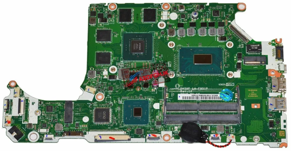Original FOR Acer AN515-53 Motherboard GTX1050 and i5-8300HQ 2.3Ghz CPU NB.Q3L11.001 NBQ3L11001 LA-F951P Fully tested
Original FOR Acer AN515-53 Motherboard GTX1050 and i5-8300HQ 2.3Ghz CPU NB.Q3L11.001 NBQ3L11001 LA-F951P Fully tested