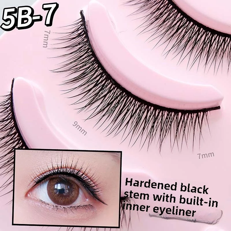 5 Pairs False Eyelashes Manga Lashes Korea Handmade Natural Simulation Cross Style Japanese Eye Makeup Eyelash Anime Lashes
5 Pairs False Eyelashes Manga Lashes Korea Handmade Natural Simulation Cross Style Japanese Eye Makeup Eyelash Anime Lashes