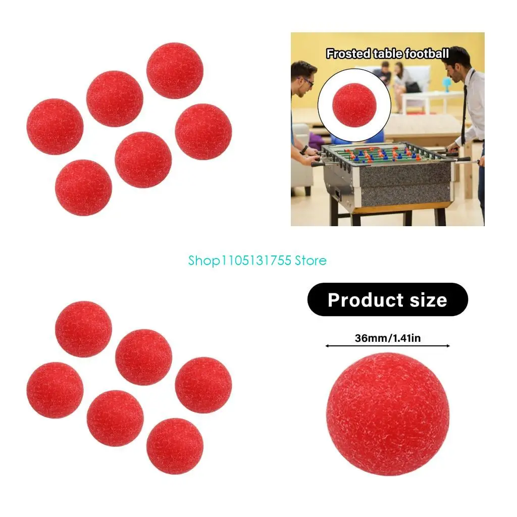 K0EF 6lots Foosball Balls Desk Soccer Game Replacement Smooth Rolling Table Football
K0EF 6lots Foosball Balls Desk Soccer Game Replacement Smooth Rolling Table Football