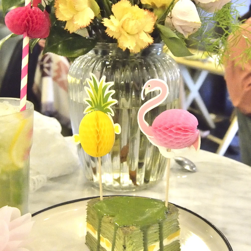 10Pcs Flamingo Cake Toppers 3D Design for Birthday Hawaii Summer Tropical Party Cake Picks Decoration Flamingo Paper Topper
10Pcs Flamingo Cake Toppers 3D Design for Birthday Hawaii Summer Tropical Party Cake Picks Decoration Flamingo Paper Topper