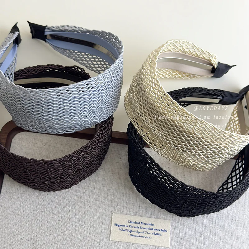 Headband Bohemian Woven Hollow Wide Soft Breathable Sweet Woodland Cute Hair Band for Girls Women Daily Comfortable Stylish
Headband Bohemian Woven Hollow Wide Soft Breathable Sweet Woodland Cute Hair Band for Girls Women Daily Comfortable Stylish