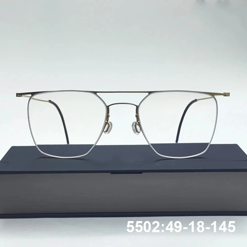 Denmark Brand Men Polygon Pilot Glasses Frame Women Titanium Ultralight Business Eyeglasses Screwless Double Beam Spectacle Gafa
Denmark Brand Men Polygon Pilot Glasses Frame Women Titanium Ultralight Business Eyeglasses Screwless Double Beam Spectacle Gafa