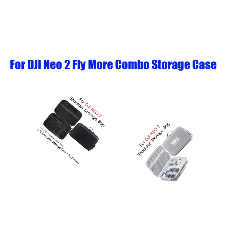 Portable Storage Case for DJI Neo 2 Fly More Combo Shockproof Hard Carry Bag Drone Body & Parts Protective Case
Portable Storage Case for DJI Neo 2 Fly More Combo Shockproof Hard Carry Bag Drone Body & Parts Protective Case