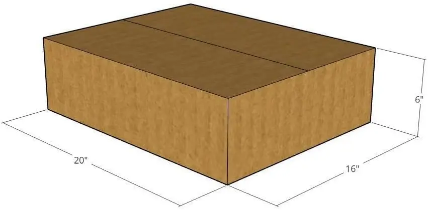 20x16x6 Inch Corrugated Shipping Boxes, 32 ECT Heavy Duty Cardboard Boxes for Packing, Mailing and Storage
20x16x6 Inch Corrugated Shipping Boxes, 32 ECT Heavy Duty Cardboard Boxes for Packing, Mailing and Storage