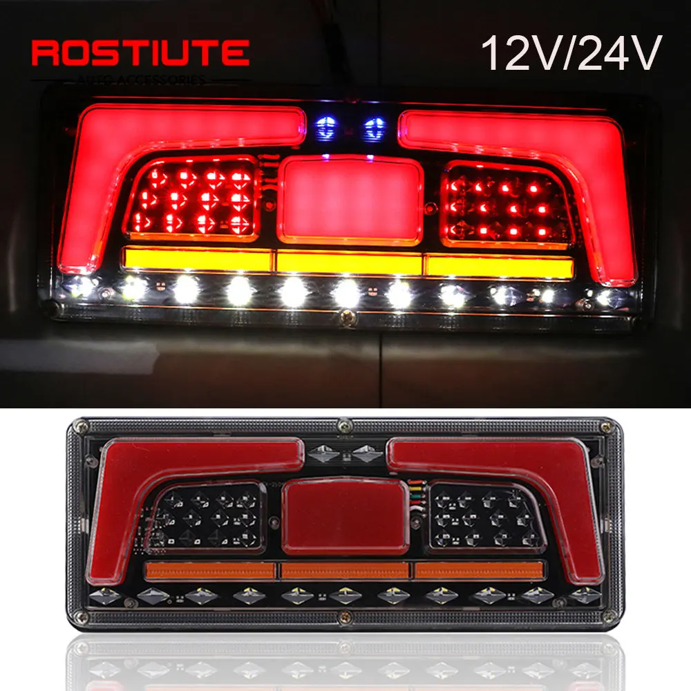 2PCS 33CM Truck Taillight Trailer Rear Tail Light 12V/24V Turn Signal Lamp Brake Reverse Parking Lamp for Lorry Campers
2PCS 33CM Truck Taillight Trailer Rear Tail Light 12V/24V Turn Signal Lamp Brake Reverse Parking Lamp for Lorry Campers