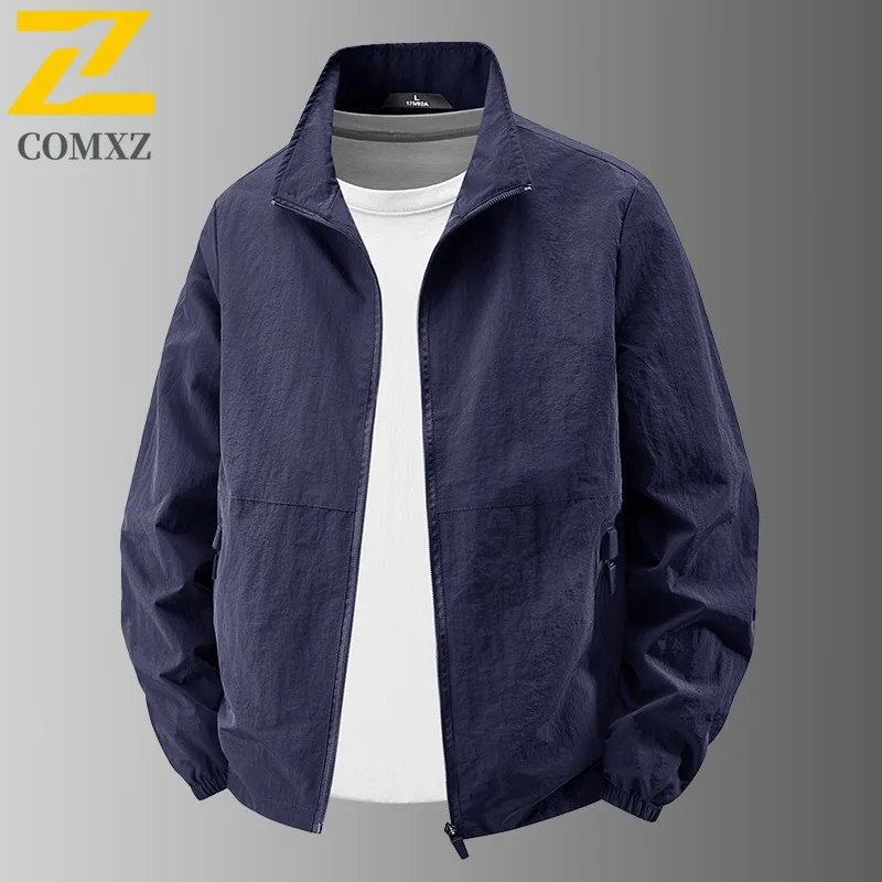 COMXZ Men Jackets 2025 Spring Autumn Premium Outdoor Hiking Travel Camping Lightweight Jacket Mens Stand Collar Loose Fit Coat
COMXZ Men Jackets 2025 Spring Autumn Premium Outdoor Hiking Travel Camping Lightweight Jacket Mens Stand Collar Loose Fit Coat