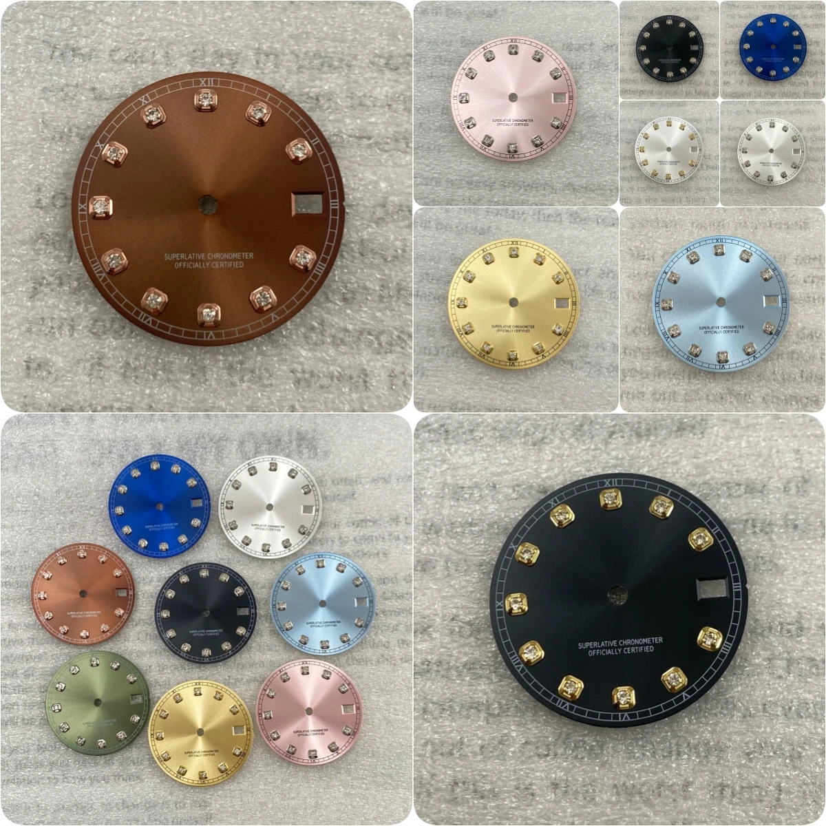 28.5mm Diamond Sunburst No Logo NH35 Dial For NH35 Automatic Movement No Luminous Watch Modification Accessories Custom Logo
28.5mm Diamond Sunburst No Logo NH35 Dial For NH35 Automatic Movement No Luminous Watch Modification Accessories Custom Logo