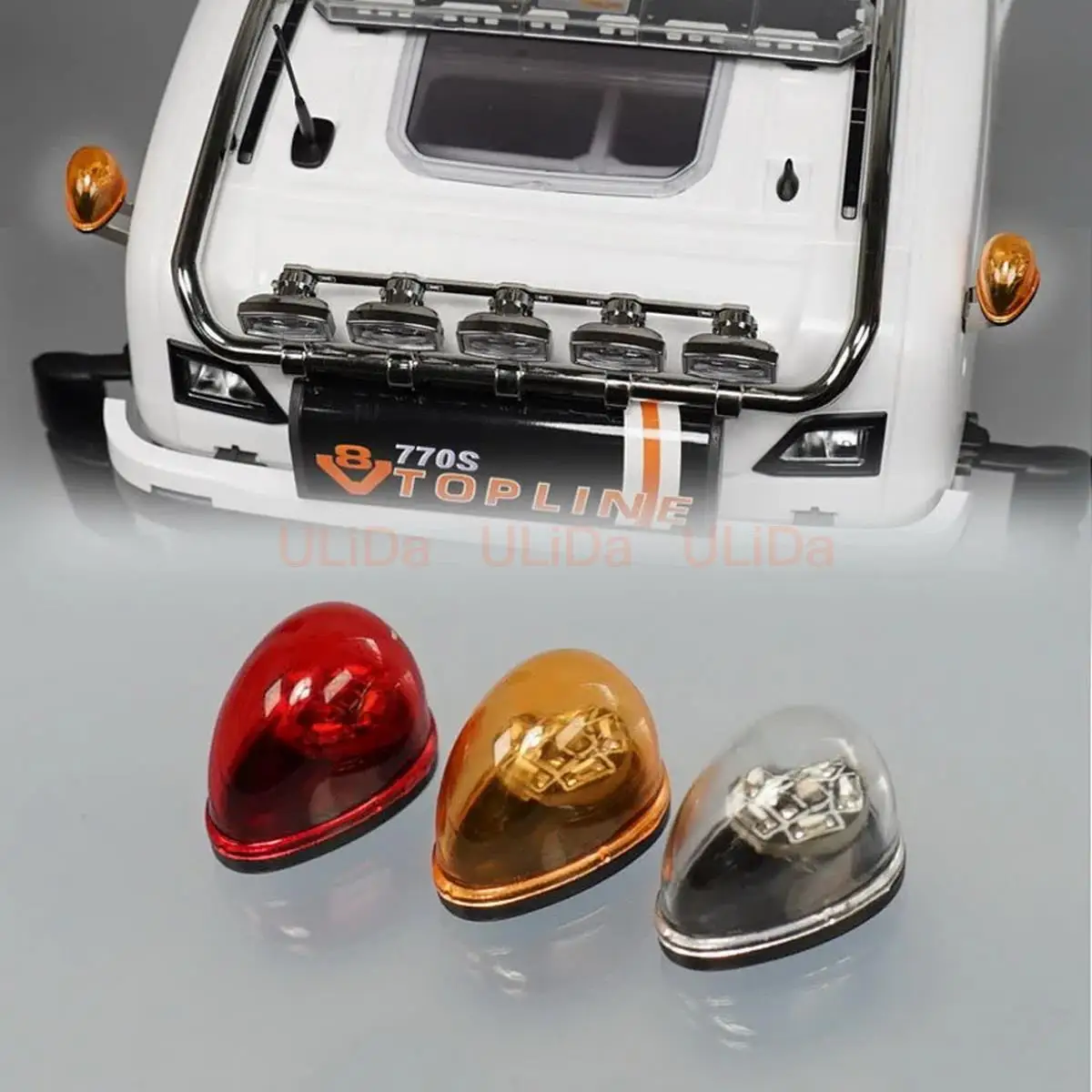 Multi-function Flashing Rotating LED Light Bar Alarming Lamp for 1/14 Tamiya 1:10 1/8 RC Car Engineering Truck Upgrade Parts
Multi-function Flashing Rotating LED Light Bar Alarming Lamp for 1/14 Tamiya 1:10 1/8 RC Car Engineering Truck Upgrade Parts