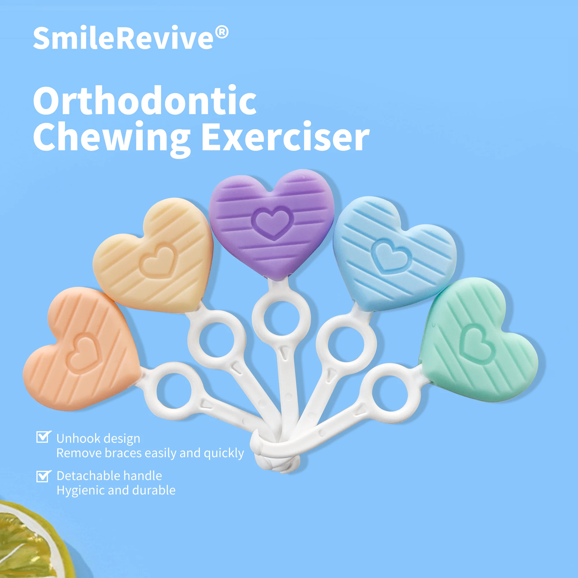 SmileRevive Orthodontic Aligner Tooth Chewies Invisible Removable Braces Extractor Hook Aligner Tool Silicone Tray Seaters Fruit
SmileRevive Orthodontic Aligner Tooth Chewies Invisible Removable Braces Extractor Hook Aligner Tool Silicone Tray Seaters Fruit