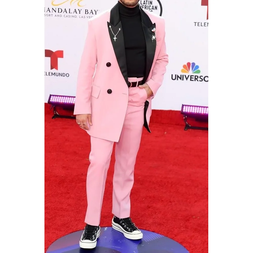 Pink Men's Stylish Suit 2 Pieces Jacket Pants Casual Daily Social Party Coat Trousers Work Commute Male Clothing
Pink Men's Stylish Suit 2 Pieces Jacket Pants Casual Daily Social Party Coat Trousers Work Commute Male Clothing