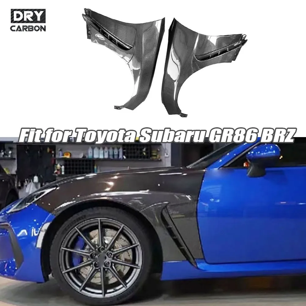 Real Carbon Fiber Front Fender for Toyota Subaru GR86 BRZ 2022+ Side Fender Front Side Bumper Fins Air Vent Exterior Trims
Real Carbon Fiber Front Fender for Toyota Subaru GR86 BRZ 2022+ Side Fender Front Side Bumper Fins Air Vent Exterior Trims