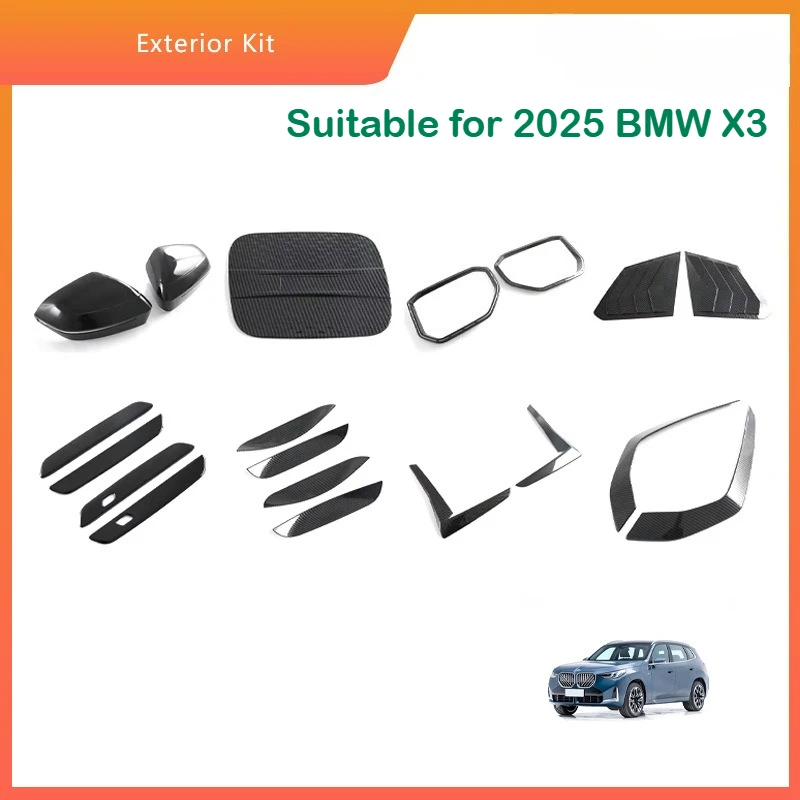 For 2025 BMW X3 view Mirror Covers, Blinds, Front and Rear Corner Guards, Fuel Tank Caps, Outer Handles, Door Bowls, Rear Wiper
For 2025 BMW X3 view Mirror Covers, Blinds, Front and Rear Corner Guards, Fuel Tank Caps, Outer Handles, Door Bowls, Rear Wiper
