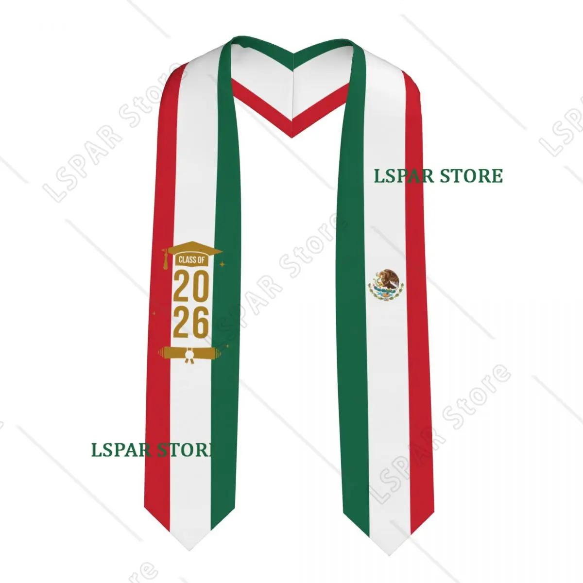 Class Of 2026 Mexico Flag Graduation Stole Sash Scarf For International Students Proud 183CM Long
Class Of 2026 Mexico Flag Graduation Stole Sash Scarf For International Students Proud 183CM Long