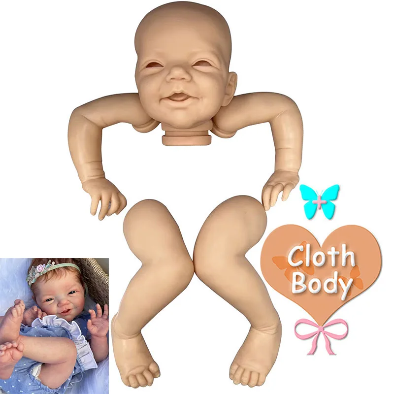 19inches Unfinished Unpainted Reborn Kit Baby Charlie Fresh Color DIY Doll Parts with Cloth Body and Eyes Handmade Blank Kits
19inches Unfinished Unpainted Reborn Kit Baby Charlie Fresh Color DIY Doll Parts with Cloth Body and Eyes Handmade Blank Kits