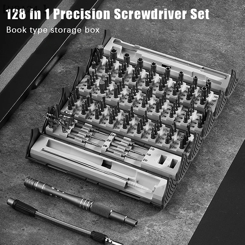 128 In 1 Precision Screwdriver Set Magnetic Screw Nuts Bits Multi Functional Household Repair Tools Kit For Laptop
128 In 1 Precision Screwdriver Set Magnetic Screw Nuts Bits Multi Functional Household Repair Tools Kit For Laptop