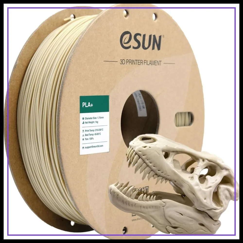 PLA+ Filament 1.75mm, 3D Printer Filament, Dimensional Accuracy +/- 0.03mm, 1KG Spool, Bone White
PLA+ Filament 1.75mm, 3D Printer Filament, Dimensional Accuracy +/- 0.03mm, 1KG Spool, Bone White