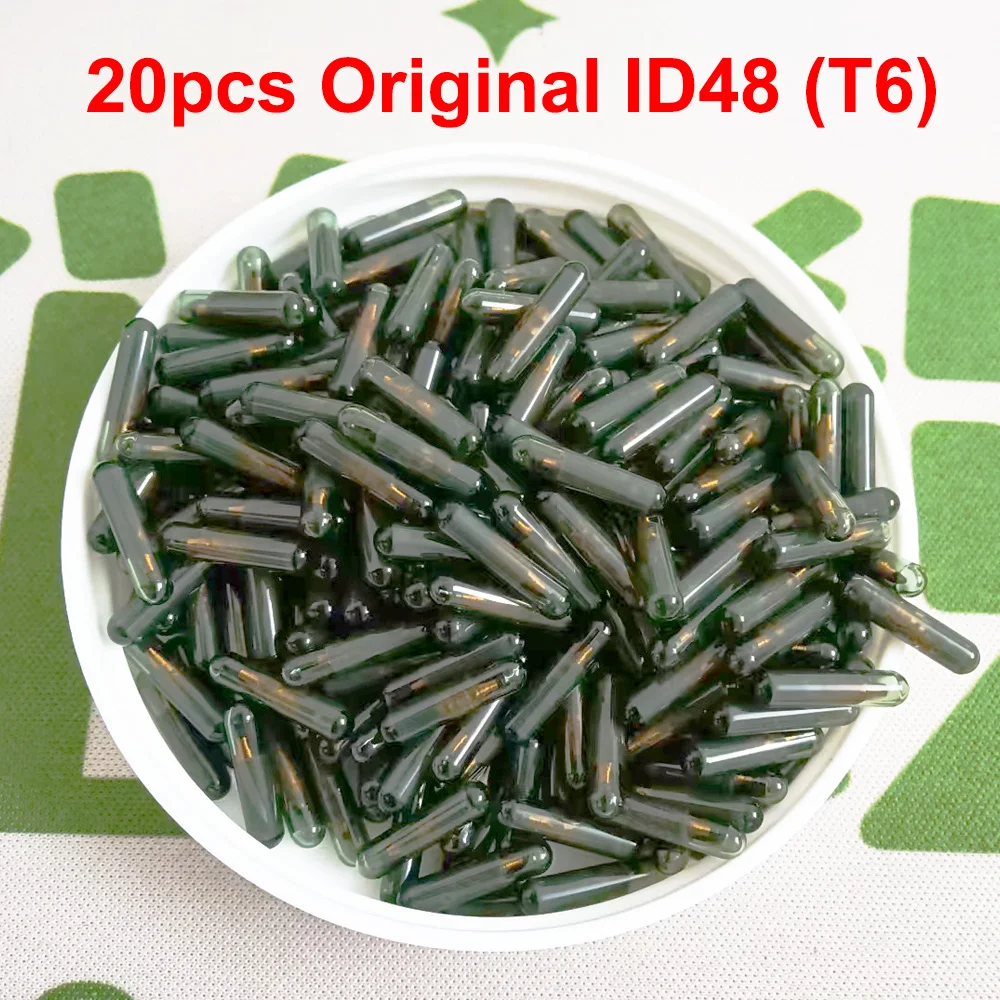 20pcs Original ID48 (T6) glass transponder chip (unlocked) For VW /Audi /Seat /Skoda /Porsche Transponder Chip ID48 CAN System
20pcs Original ID48 (T6) glass transponder chip (unlocked) For VW /Audi /Seat /Skoda /Porsche Transponder Chip ID48 CAN System