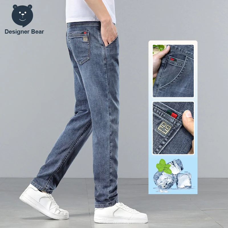 High Quality Brand Clothing Spring Summer Men's Slim Jeans Cotton Embroidery Denim Pants Work Sknny Trousers Man Plus Size 40
High Quality Brand Clothing Spring Summer Men's Slim Jeans Cotton Embroidery Denim Pants Work Sknny Trousers Man Plus Size 40