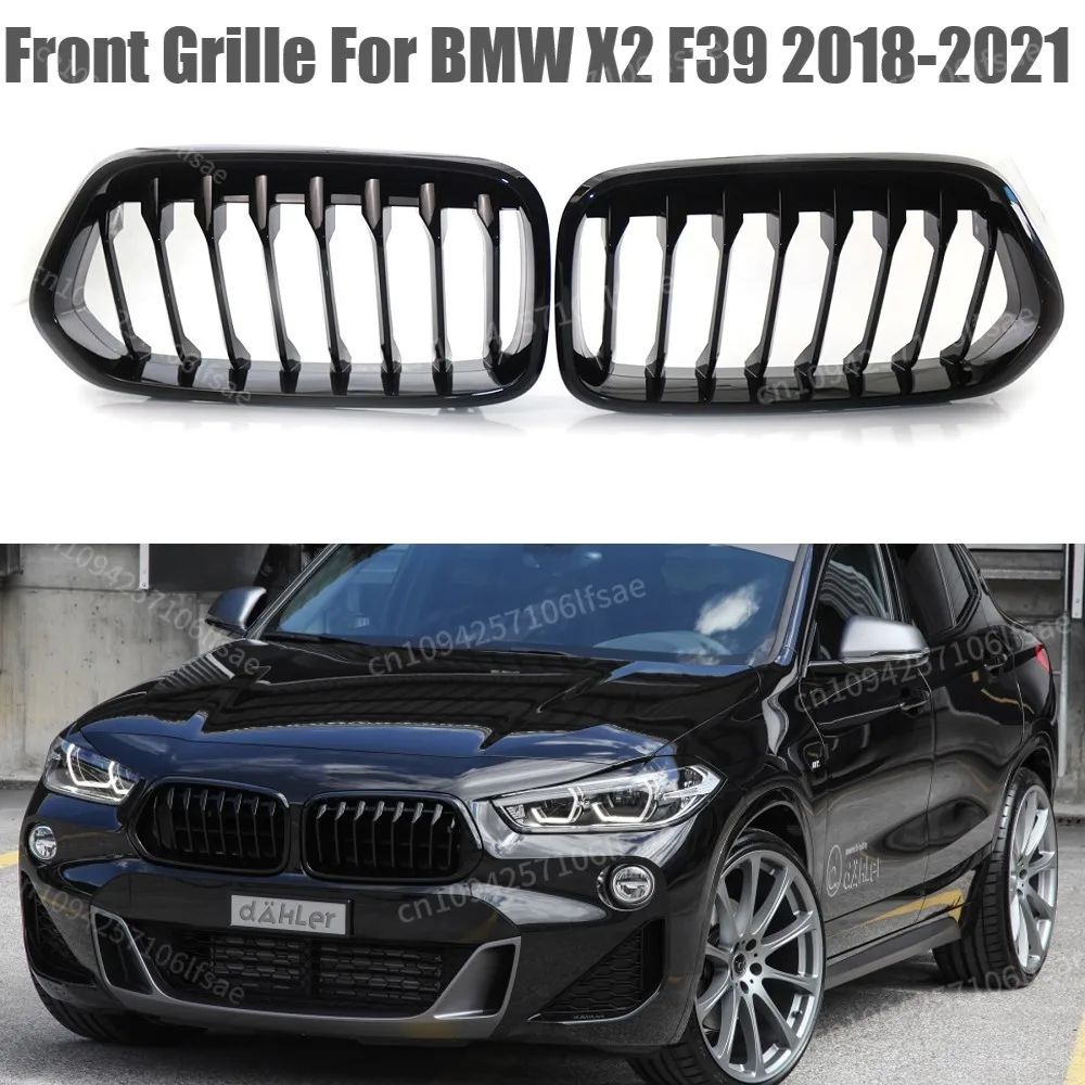 Glossy Black Car Front Bumper Kidney Grilles Replacement Racing Grills Accessories For X2 Series F39 2018 2019 2020 2021
Glossy Black Car Front Bumper Kidney Grilles Replacement Racing Grills Accessories For X2 Series F39 2018 2019 2020 2021