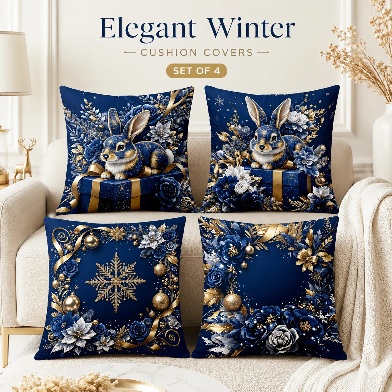 Set Of 4 Holiday Winter Cushion Covers 2D Flat Printed Peach Skin Coussin Room Decor Pillowcases For Bedroom Couch Home Decor
Set Of 4 Holiday Winter Cushion Covers 2D Flat Printed Peach Skin Coussin Room Decor Pillowcases For Bedroom Couch Home Decor