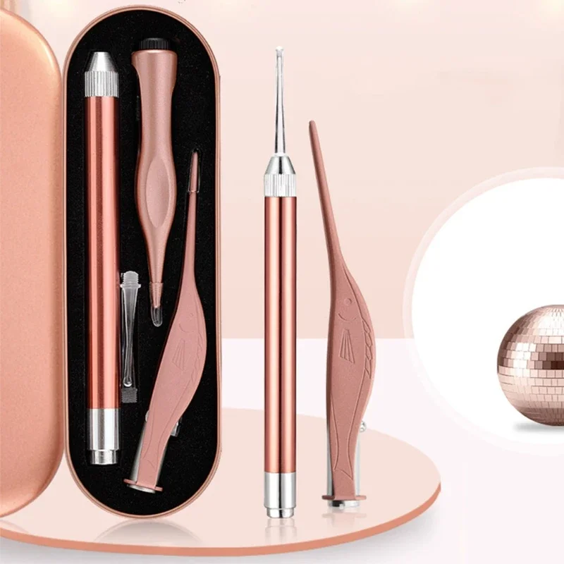 Earwax Cleaner Tool Booger Tweezers with Light Ear Tweezers Stainless Steel Ear Pick Ear Cleaning for Baby Women Men
Earwax Cleaner Tool Booger Tweezers with Light Ear Tweezers Stainless Steel Ear Pick Ear Cleaning for Baby Women Men
