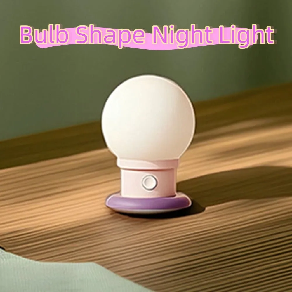 Modern Dimmable Bulb Shape Night Light Timed Romantic Bedside Lamp Portable Energy Saving LED Atmosphere Lamp Study
Modern Dimmable Bulb Shape Night Light Timed Romantic Bedside Lamp Portable Energy Saving LED Atmosphere Lamp Study