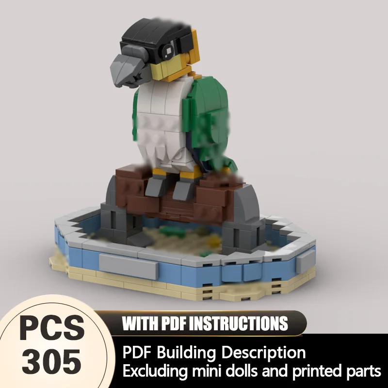 Creators Animal Series Model MOC Building Bricks Caique Parrot Modular Technology Gifts Holiday Assemble Children Toys Suit
Creators Animal Series Model MOC Building Bricks Caique Parrot Modular Technology Gifts Holiday Assemble Children Toys Suit