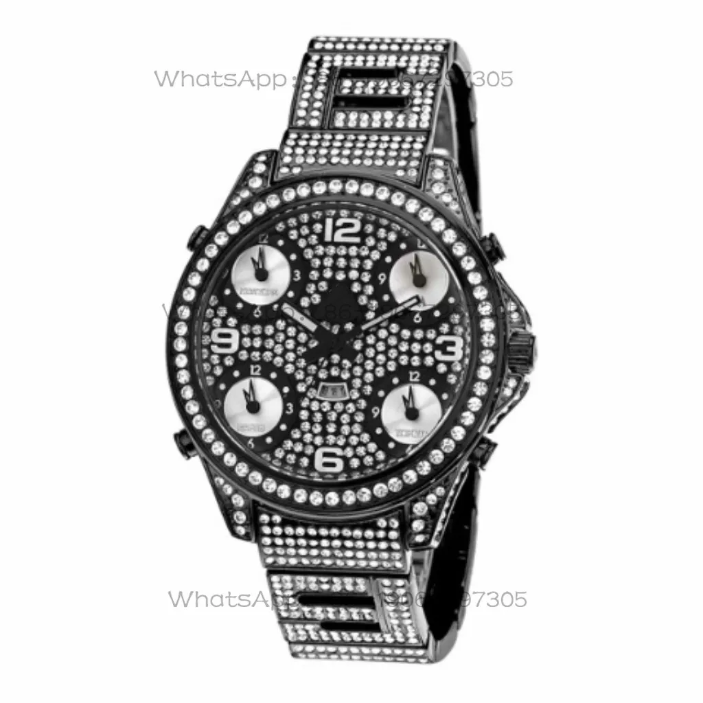 Large plate quartz gypsy couple gold high-end steel belt rhinestone watch
Large plate quartz gypsy couple gold high-end steel belt rhinestone watch