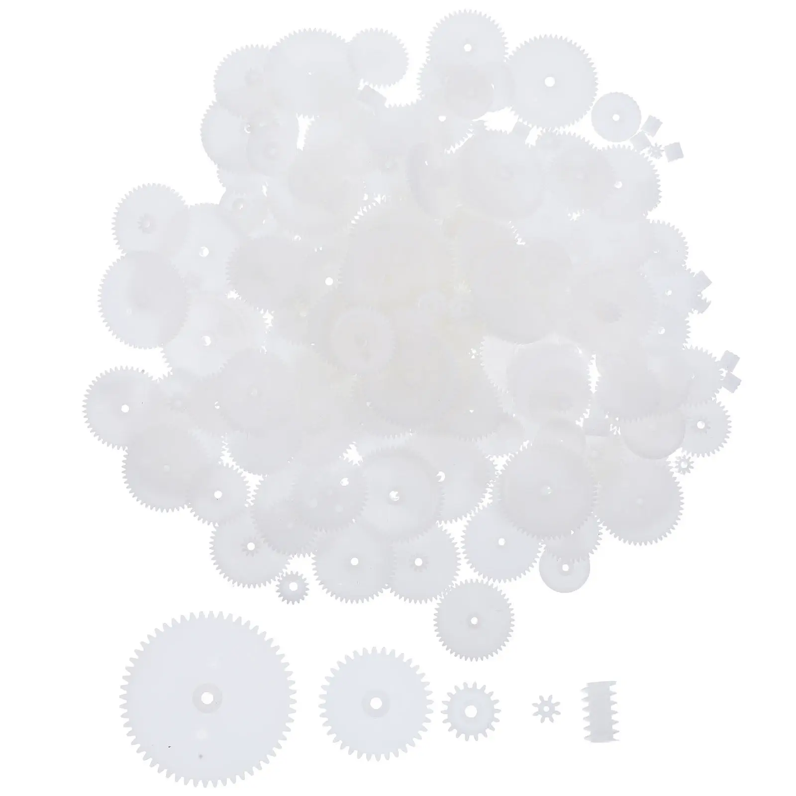 Bag of Plastic Gears Mixed Set DIY Project Multi-Function Handcraft Robot Supplies Replacement Car Parts Toy Car Gear
Bag of Plastic Gears Mixed Set DIY Project Multi-Function Handcraft Robot Supplies Replacement Car Parts Toy Car Gear