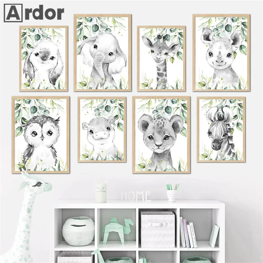 Giraffe Lion Wall Posters Nursery Canvas Painting Jungle Animals Poster Leaves Art Prints Nordic Wall Pictures Kids Room Decor
Giraffe Lion Wall Posters Nursery Canvas Painting Jungle Animals Poster Leaves Art Prints Nordic Wall Pictures Kids Room Decor